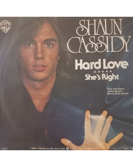 Shaun Cassidy - Hard Love - 45'lik Shaun Cassidy - Hard Love - 45'lik