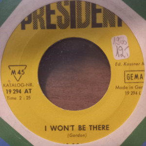 The Equals - I Won't Be There / Fire - 45'lik