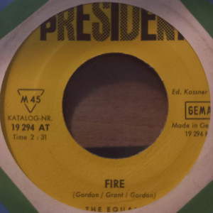 The Equals - I Won't Be There / Fire - 45'lik The Equals - I Won't Be There / Fire - 45'lik