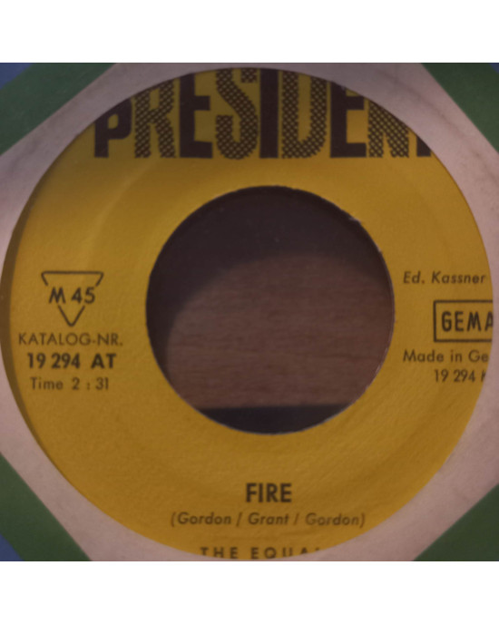 The Equals - I Won't Be There / Fire - 45'lik The Equals - I Won't Be There / Fire - 45'lik