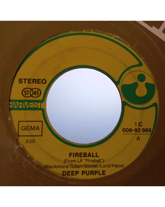 Deep Purple - Fireball - 45'lik Deep Purple - Fireball - 45'lik