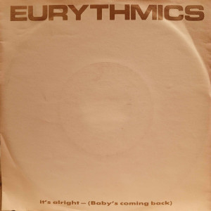 Eurythmics - It's Alright - 45'lik