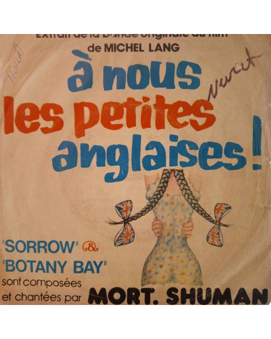Mort Shuman - Sorrow / Botany Bay - 45'lik - 1976, Türkiye Mort Shuman - Sorrow / Botany Bay - 45'lik - 1976, Türkiye