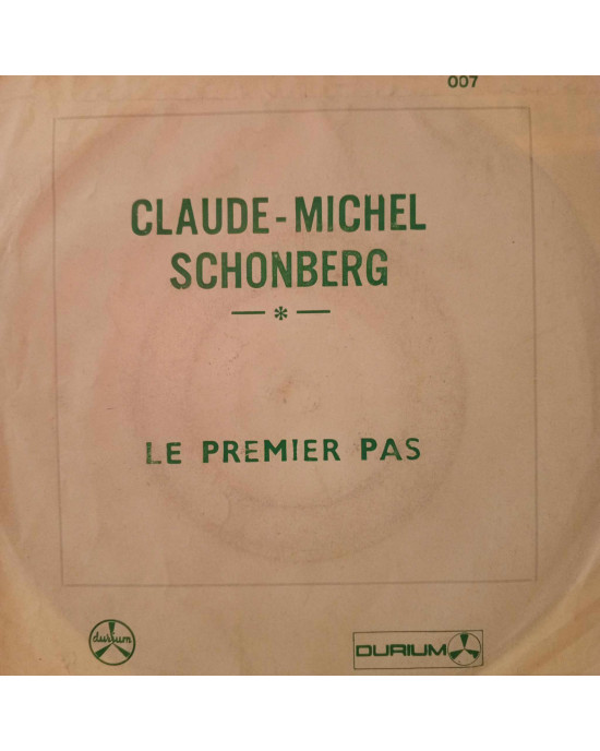 Claude-Michel Schönberg - Le Premier Pas - 45'lik - 1975, Türkiye Claude-Michel Schönberg - Le Premier Pas - 45'lik - 1975, Türkiye