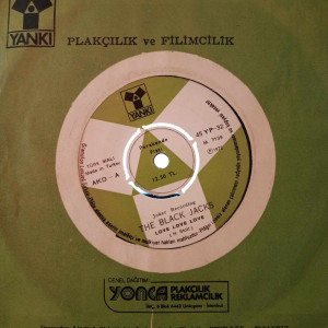 The Black Jacks - Love Love Love / Louis Fyne - 45'lik