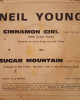 Neil Young With Crazy Horse - Cinnamon Girl / Sugar Mountain - 45'lik Neil Young With Crazy Horse - Cinnamon Girl / Sugar Mountain - 45'lik