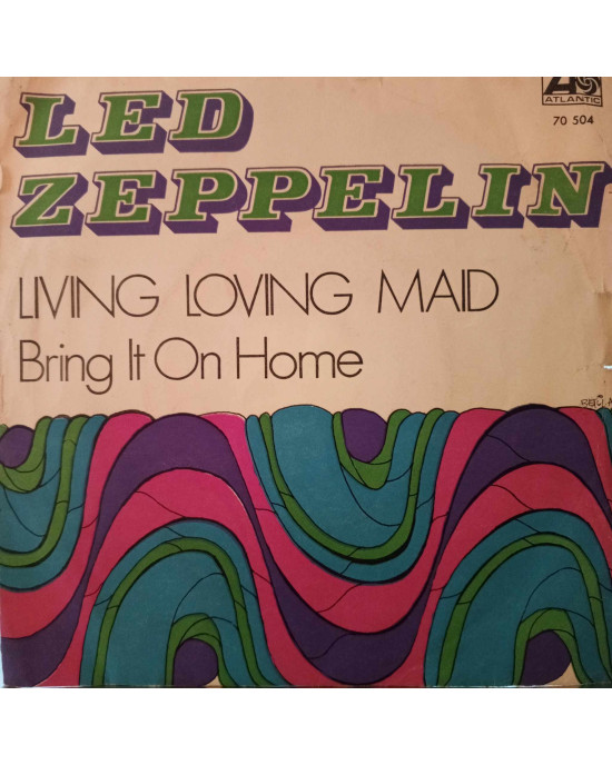 Led Zeppelin - Livin' Lovin' Maid - 45'lik - 1970, Türkiye Led Zeppelin - Livin' Lovin' Maid - 45'lik - 1970, Türkiye