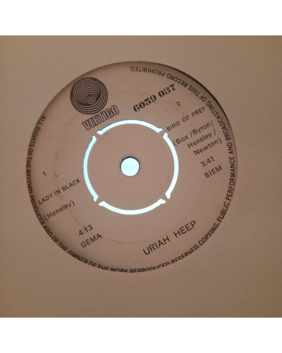 Uriah Heep - Lady In Black / Bird Of Prey - 45'lik - 1971, Türkiye Uriah Heep - Lady In Black / Bird Of Prey - 45'lik - 1971, Türkiye