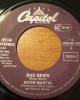 Moon Martin - Bad News / Stranded- 45'lik Moon Martin - Bad News / Stranded- 45'lik