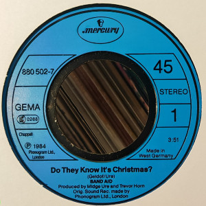 Band Aid - Do They Know It's Christmas? - 45'lik