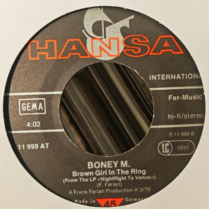 Boney M. - Rivers Of Babylon - 45'lik Boney M. - Rivers Of Babylon - 45'lik