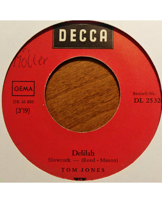 Tom Jones - Delilah / Smile - 45'lik Tom Jones - Delilah / Smile - 45'lik