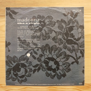 Madonna - Like A Virgin - 45'lik