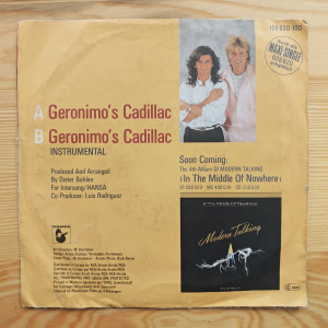Modern Talking - Geronimo's Cadillac - 45'lik Modern Talking - Geronimo's Cadillac - 45'lik