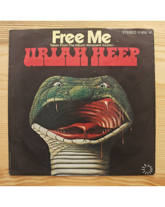 Uriah Heep - Free Me / Masquerade - 45'lik