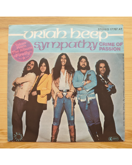 Uriah Heep - Sympathy / Crime Of Passion - 45'lik
