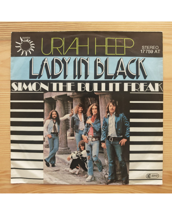 Uriah Heep - Lady In Black / Simon The Bullit Freak - 45'lik