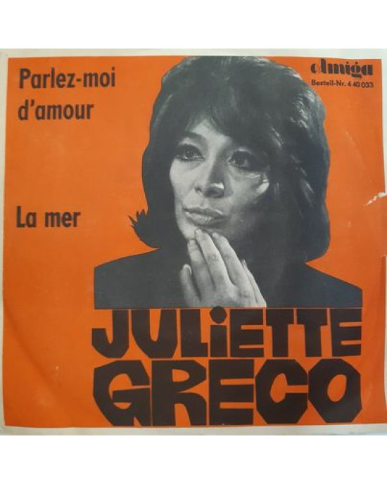 Juliette Greco - Parlez-moi D'Amour - 45'lik Juliette Greco - Parlez-moi D'Amour - 45'lik