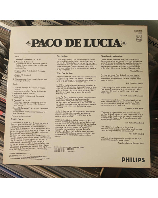 Paco De Lucia - Paco De Lucia Paco De Lucia - Paco De Lucia