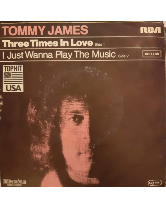 Tommy James - Three Times In Love - 45'lik Tommy James - Three Times In Love - 45'lik