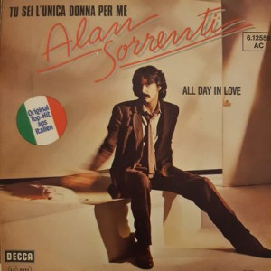 Alan Sorrenti – Tu Sei L'unica Donna Per Me - 45'lik Alan Sorrenti – Tu Sei L'unica Donna Per Me - 45'lik