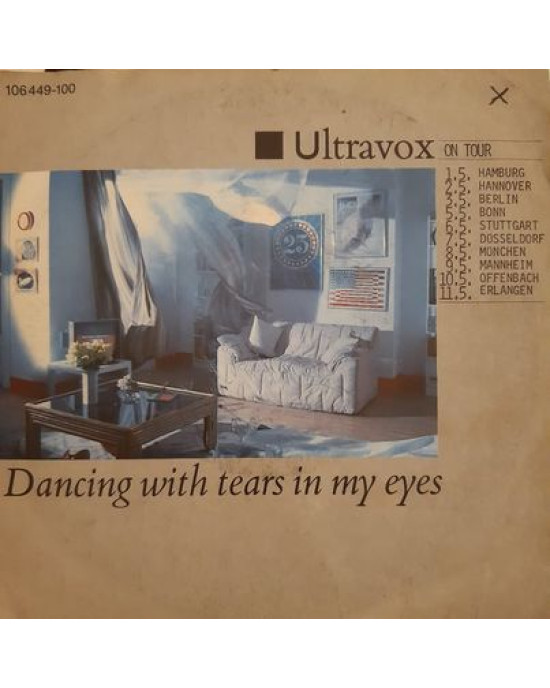 Ultravox - Dancing With Tears In My Eyes - 45'lik Ultravox - Dancing With Tears In My Eyes - 45'lik