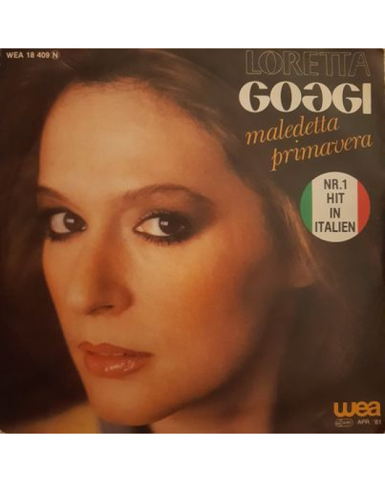 Loretta Goggi – Maledetta Primavera - 45'lik
