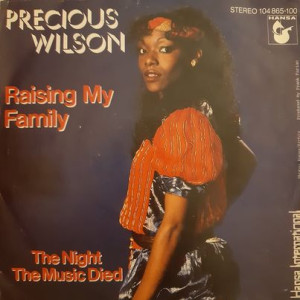 Precious Wilson ‎– Raising My Family - 45'lik