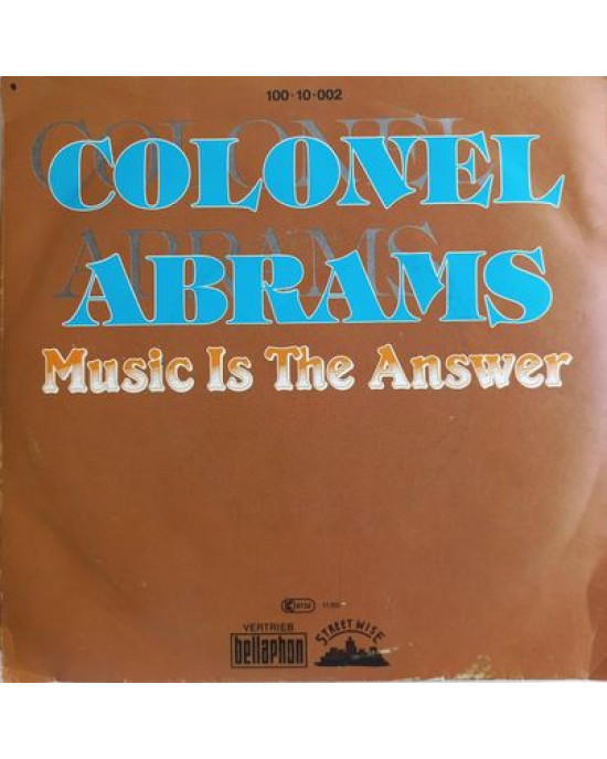 Colonel Abrams – Music Is The Answer - 45'lik Colonel Abrams – Music Is The Answer - 45'lik