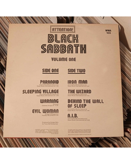 Black Sabbath - Attention! Volume One Black Sabbath - Attention! Volume One