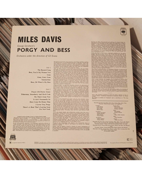 Miles Davis Orchestra Under The Direction Of Gil Evans - Porgy And Bess Miles Davis Orchestra Under The Direction Of Gil Evans - Porgy And Bess