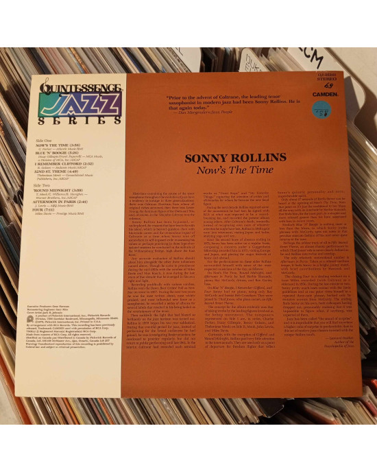 Sonny Rollins - Now's The Time! Sonny Rollins - Now's The Time!