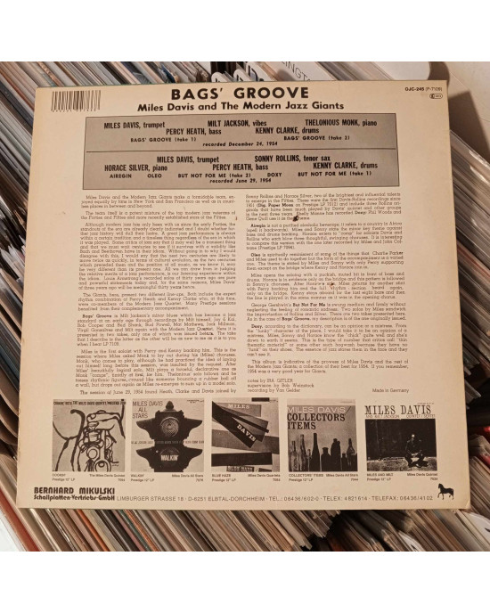 Miles Davis - Bags Groove Miles Davis - Bags Groove