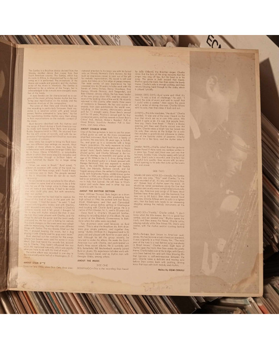 Stan Getz & Charlie Byrd - Jazz Samba - 1962, ABD Stan Getz & Charlie Byrd - Jazz Samba - 1962, ABD