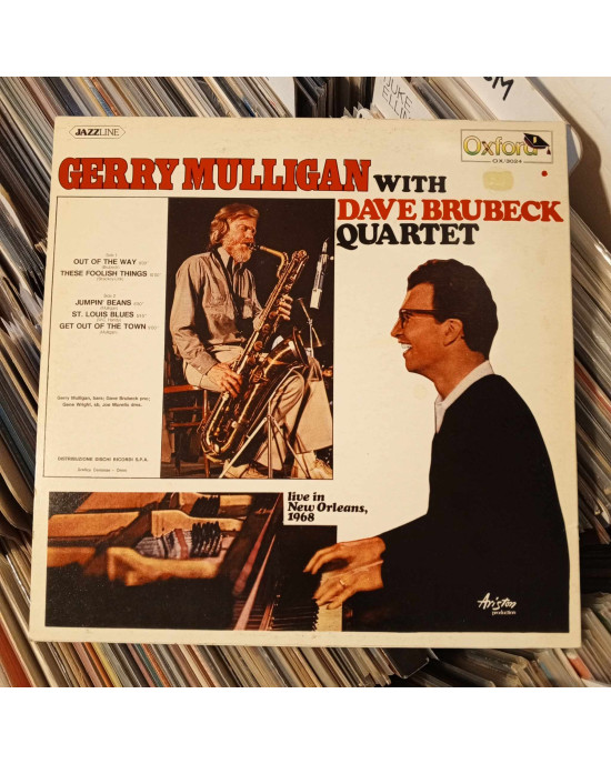 Gerry Mulligan With Dave Brubeck Quartet - Live In New Orleans, 1968