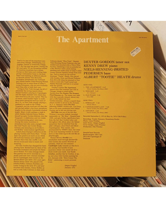 Dexter Gordon Quartet - The Apartment