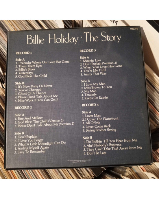 Billie Holiday - The Story - 4xLP, Box Set Billie Holiday - The Story - 4xLP, Box Set