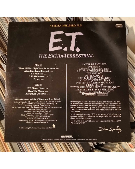 John Williams - E.T. The Extra-Terrestrial (Music From The Original Motion Picture Soundtrack) John Williams - E.T. The Extra-Terrestrial (Music From The Original Motion Picture Soundtrack)