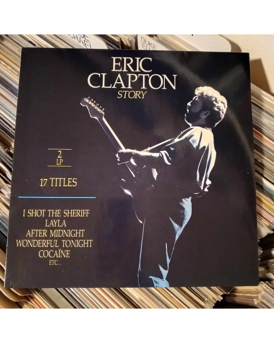 Eric Clapton - Story - 2xLP, 1990, Avrupa Eric Clapton - Story - 2xLP, 1990, Avrupa