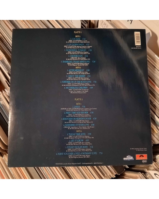 Eric Clapton - Story - 2xLP, 1990, Avrupa Eric Clapton - Story - 2xLP, 1990, Avrupa