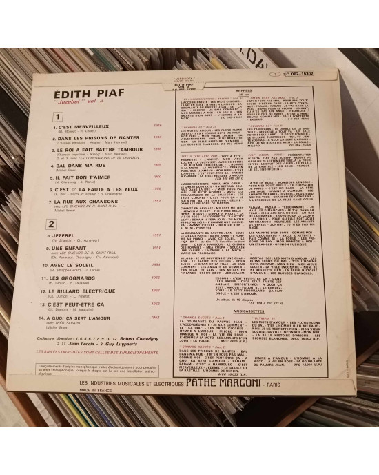 Edith Piaf - Jezebel Vol. 2 Edith Piaf - Jezebel Vol. 2