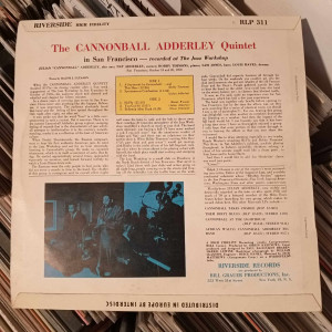 The Cannonball Adderley Quintet Featuring Nat Adderley - The Cannonball Adderley Quintet In San Francisco