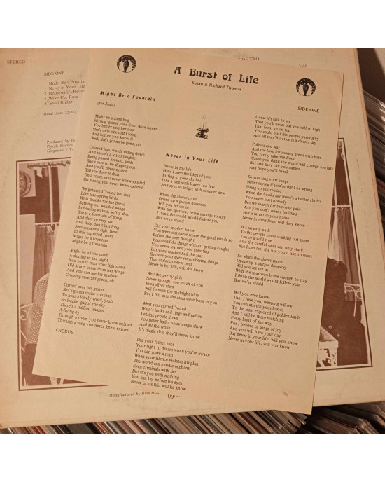 Susan & Richard Thomas - A Burst Of Life