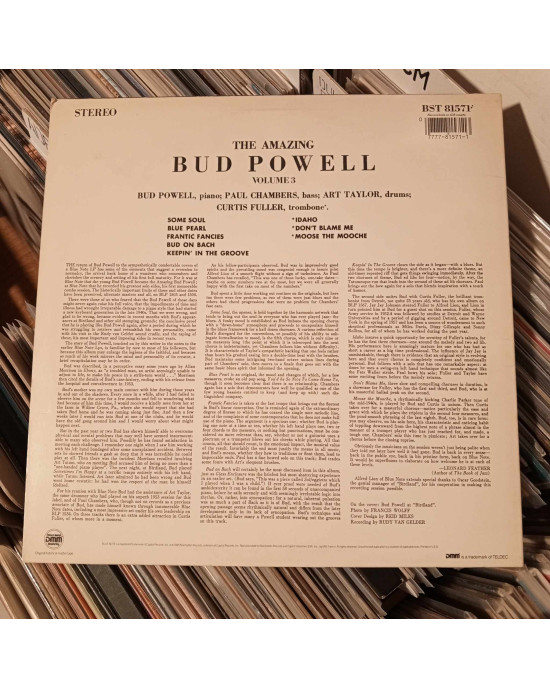 Bud Powell - The Amazing Bud Powell, Vol. 3 - Bud! Bud Powell - The Amazing Bud Powell, Vol. 3 - Bud!