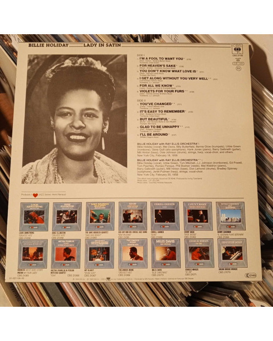 Billie Holiday With Ray Ellis And His Orchestra - Lady In Satin Billie Holiday With Ray Ellis And His Orchestra - Lady In Satin