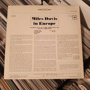 Miles Davis - Miles Davis In Europe Miles Davis - Miles Davis In Europe