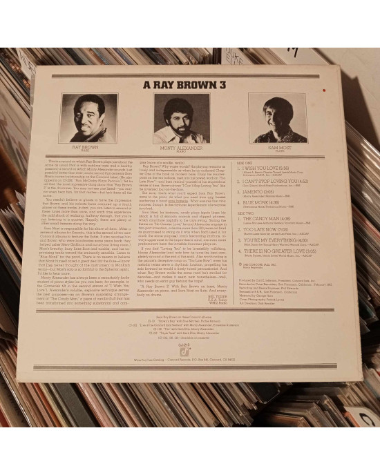 Ray Brown, Monty Alexander, Sam Most - A Ray Brown 3 Ray Brown, Monty Alexander, Sam Most - A Ray Brown 3