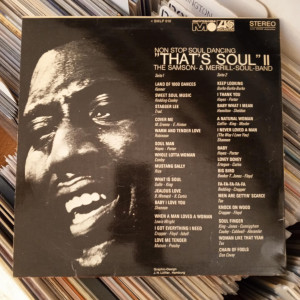 The Samson & Merrill-Soul-Band - That's Soul II: Non Stop Soul Dancing The Samson & Merrill-Soul-Band - That's Soul II: Non Stop Soul Dancing
