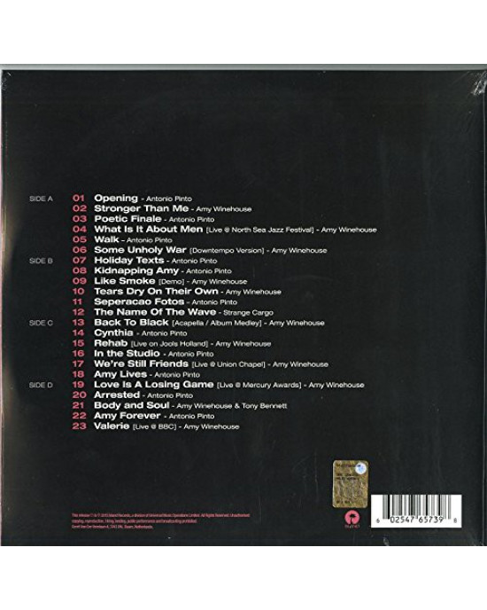 Amy Winehouse & Various - Amy (Soundtrack) Amy Winehouse & Various - Amy (Soundtrack)