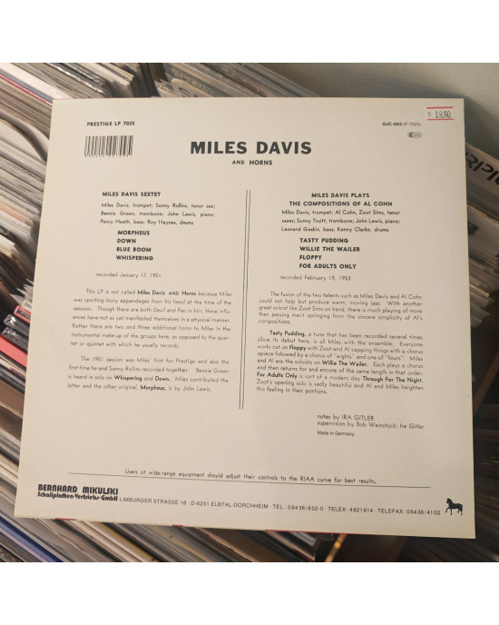 Miles Davis - Miles Davis And Horns